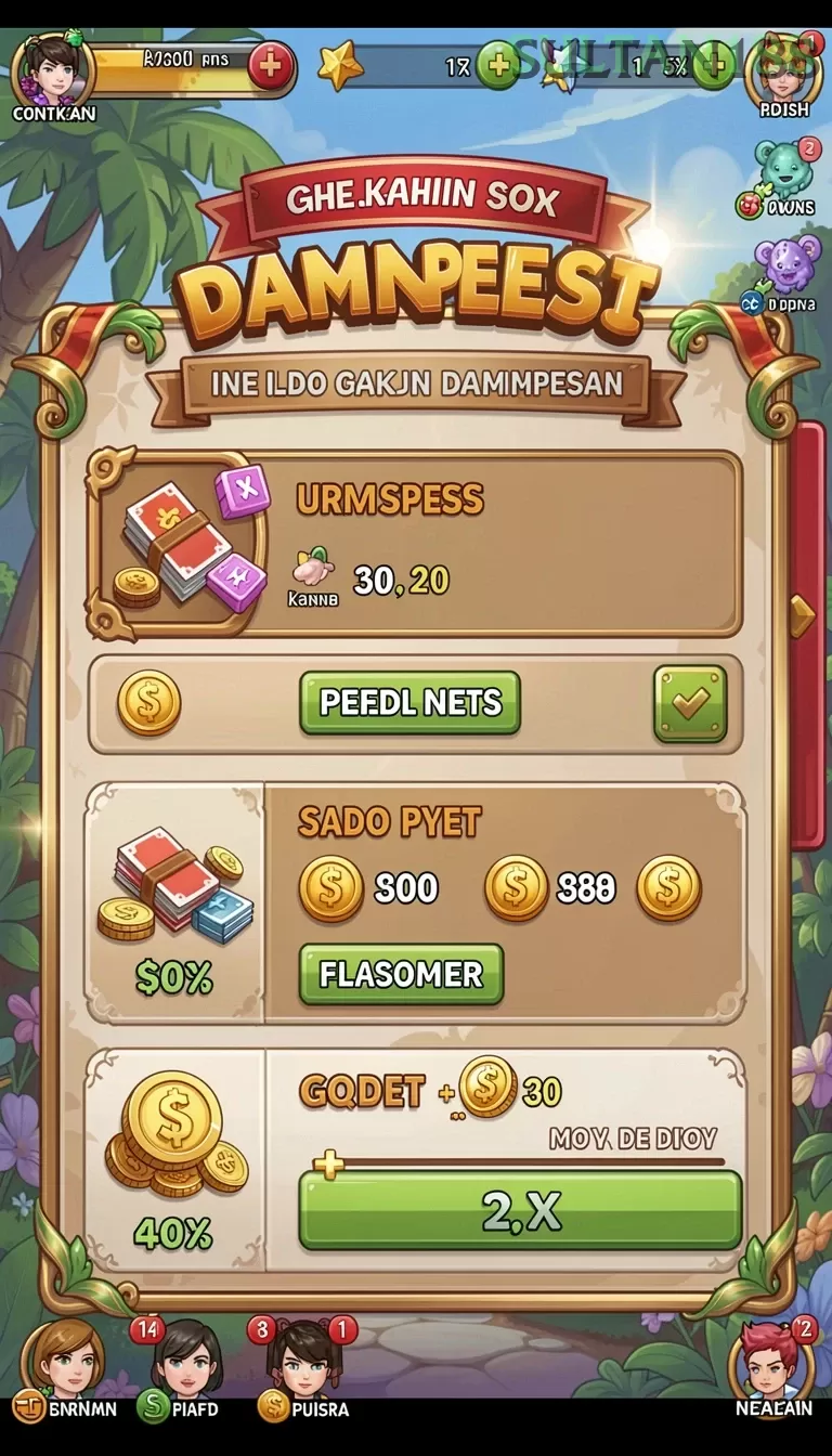 Cuplikan layar F08 — menu navigasi